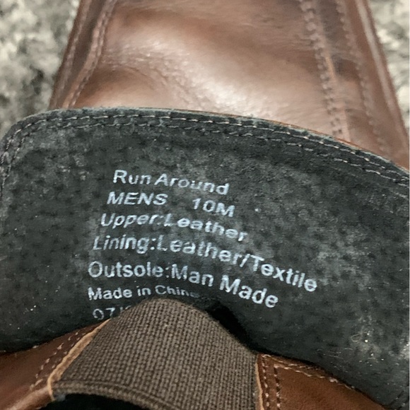 Kenneth Cole brown leather shoes, size 10 - Picture 3 of 5